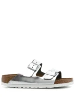 Birkenstock Arizona Birko-Flor - Electric Metallic Silver