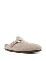 Birkenstock Boston Soft Footbed Suede Taupe (Narrow Fit) - Image 2
