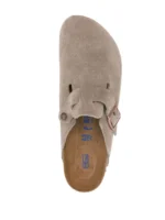 Birkenstock Boston Soft Footbed Suede Taupe (Narrow Fit) - Image 4