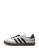 Adidas Samba OG Silver Metallic Black Gum - Image 4