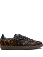 Adidas Samba OG Black Green Leopard