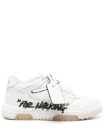 OFF-WHITE Out Of Office OOO Low Tops For Walking White Black