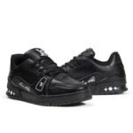Louis Vuitton LV Trainer Black Wool - Image 2