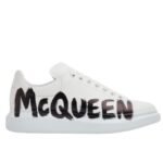 Alexander McQueen Oversized Graffiti White Black