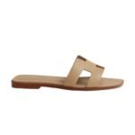 Hermes Oran sandal Beige Lin