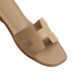 Hermes Oran sandal Beige Lin - Image 4