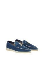 Loro Piana Summer Charms Walk Loafer Suede Ocean Heart - Image 2