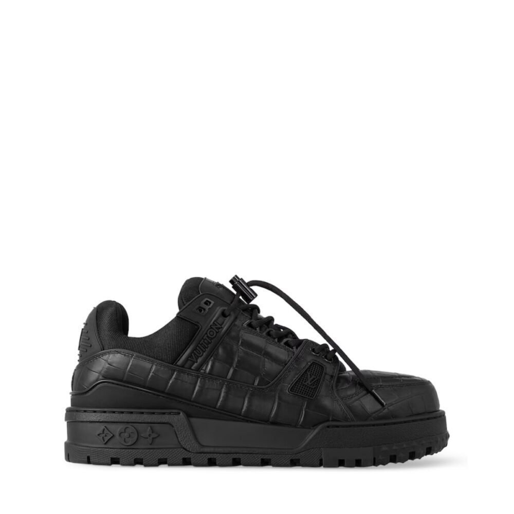 Photoroom_20250725_220628.jpg Louis Vuitton Trainer Maxi Sneaker Triple Black - Image 1