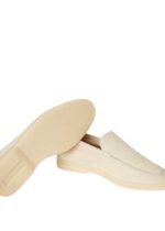 Loro Piana Summer Walk Loafer Suede Nougat - Image 5