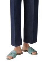 Loro Piana Summer Charms Sandal Green Sap - Image 6