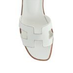 Hermes Oran sandal Blanc - Image 4