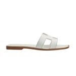 Hermes Oran sandal Blanc