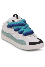 Lanvin Curb Sneaker White Blue - Image 2