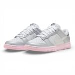 Nike Dunk Low Metallic Silver Pink - Image 2