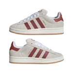 Adidas Campus 00s Crystal White / Core White / Preloved Ruby - Image 4