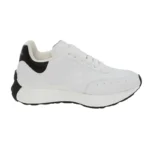 Alexander Mcqueen Oversized Graffiti Sprint Runner – White Black