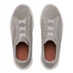 Zegna Suede Triple Stitch Grey Men’s - Image 3