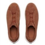 Zegna Suede Triple Stitch Tobacco Men’s - Image 3