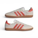 Adidas Samba OG CRYSTAL WHITE / PRELOVED RED / GUM - Image 5