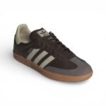 Adidas Samba OG “Brown/Putty Grey” Sneakers | Brown - Image 2