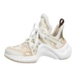 LOUIS VUITTON ARCHLIGHT SNEAKERS ‘BEIGE MONOGRAM GOLD - Image 2