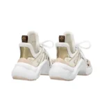 LOUIS VUITTON ARCHLIGHT SNEAKERS ‘BEIGE MONOGRAM GOLD - Image 3