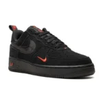 Nike Air Force 1 Low Multi-Swoosh Black Crimson - Image 2