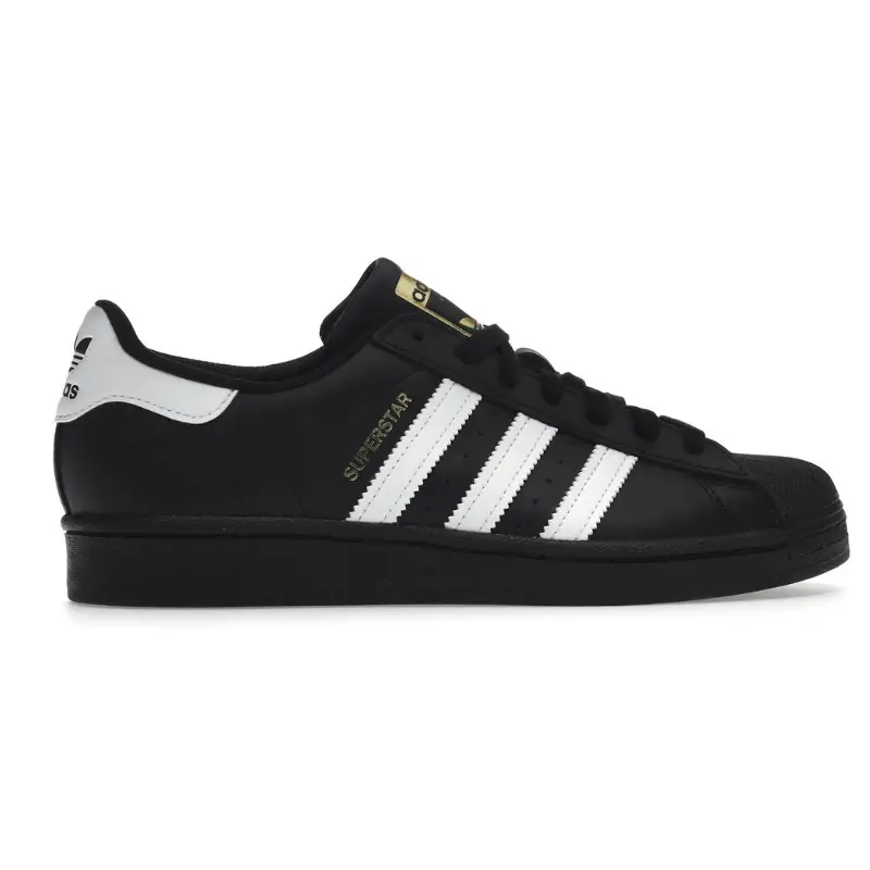 IMG_0505 Adidas Superstar Core – Black Cloud White Gold - Image 1