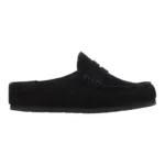 BIRKENSTOCK Naples Wrapped Suede Leather in Color Black |