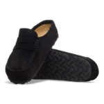 BIRKENSTOCK Naples Wrapped Suede Leather in Color Black | - Image 2