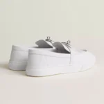 Hermes Game Slip on Sneaker - White - Image 4