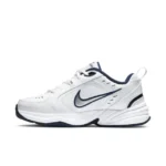 Nike Air Monarch IV White Navy - Image 2