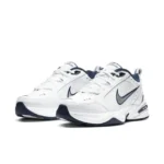 Nike Air Monarch IV White Navy - Image 3