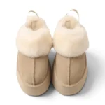 UGG Funkette Platform Mules – Beige - Image 3