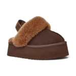 UGG Funkette Platform Mules – Brown - Image 2