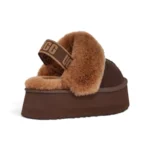 UGG Funkette Platform Mules – Brown - Image 4