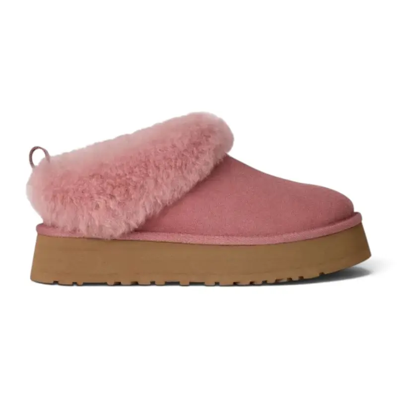 IMG_7876 UGG Tazzelle Logo Patch Slippers – Pink - Image 1