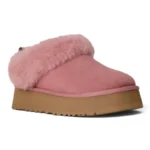 UGG Tazzelle Logo Patch Slippers – Pink - Image 2